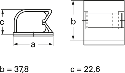 BEC75-A-L Panduit Kabelhalter Bild 2