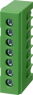 ALPHA-ZS, PE Klemme, 7-polig 7x 16mm2, gelb grün,8GS40303