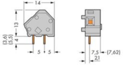 236-756 WAGO PCB Terminal Blocks Image 1