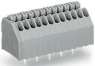 Leiterplattenklemme, 18-polig, RM 2.5 mm, 0,14-0,5 mm², 2 A, Push-in Käfigklemme, blau, 250-418/000-006