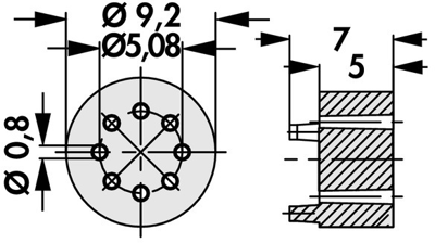 MS 58 7 Fischer Elektronik Montagescheiben für Halbleiter Bild 2