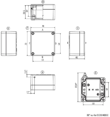 9526840000 Weidmüller General Purpose Enclosures Image 2