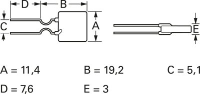 30R300UU Littelfuse Rückstellende PTC-Sicherungen Bild 2