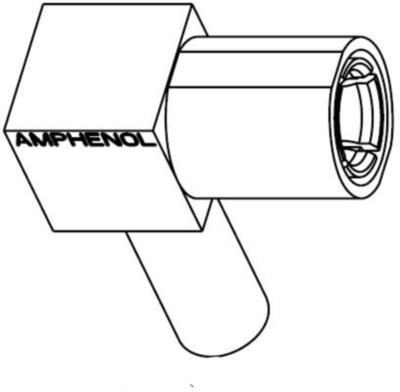 903-367P-51A2 Amphenol RF Koaxialsteckverbinder Bild 2