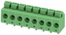 Leiterplattenklemme, 8-polig, RM 5 mm, 0,14-2,5 mm², 16 A, Federklemmanschluss, grün, 1792928