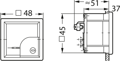 SQ48DE 300V AMS Voltmeter Bild 2