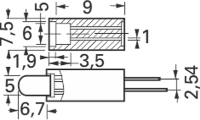 2819.5090 Mentor LED Abstandshalter Bild 2