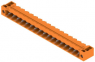 Stiftleiste, 17-polig, RM 5.08 mm, abgewinkelt, orange, 1149110000