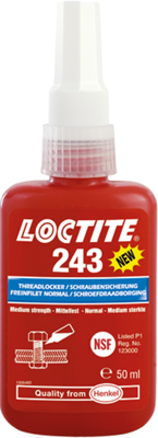 LOCTITE 243 50ML FLASCHE Loctite Schraubensicherungsmittel