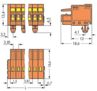 734-202/008-000 WAGO PCB Connection Systems Image 2