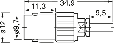 100027517 Telegärtner Koaxialsteckverbinder