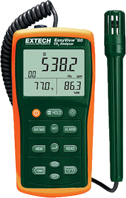 EA80 Extech Anemometer, Gas- und Druckmessgeräte