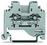 2-Leiter-Durchgangsklemme, Federklemmanschluss, 0,08-4,0 mm², 1-polig, 32 A, 8 kV, grau, 281-101