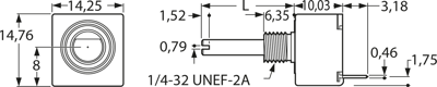 EM14A1D-C24-L008S Bourns Electronics GmbH Bewegungssensoren Bild 2