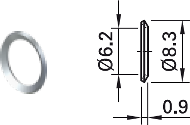 23.5105 Stäubli Electrical Connectors Muttern, Scheiben, Ringe