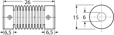 BKM26/6-6A01 TWK-ELEKTRONIK Zubehör für Knöpfe Bild 2