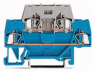 Doppelstockklemme, Federklemmanschluss, 0,08-2,5 mm², 2-polig, 10 A, 6 kV, grau, 280-514