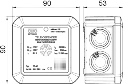 5081690 OBO Bettermann Überspannungsschutz Bild 3
