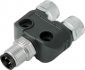 Adapter, 2 x M12 (5-polig, Buchse) auf M12 (5-polig, Stecker), Y-Form, 79 5236 40 05