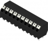 Leiterplattenklemme, 10-polig, RM 5 mm, 0,13-1,5 mm², 12 A, Federklemmanschluss, schwarz, 1884440000