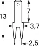 3785A08.68 Vogt Flachstecker