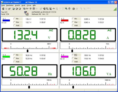 METRAWIN 10 Gossen Metrawatt Messtechnik Software, Lizenzen Bild 2