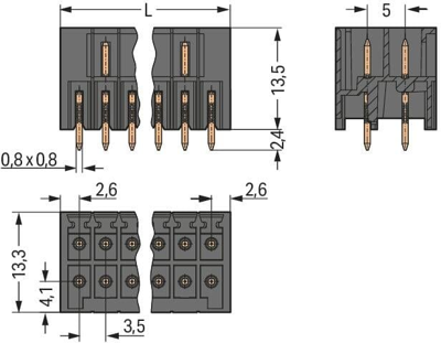 713-1402/105-000 WAGO PCB Connection Systems Image 2