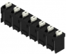 Leiterplattenklemme, 7-polig, RM 7.62 mm, 0,13-1,5 mm², 12 A, Federklemmanschluss, schwarz, 1869870000