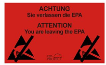 BK0601023 ESD PROTECT Prüfplaketten, Schilder und Bänder