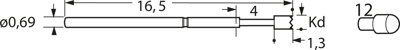 F11112S090L085 Feinmetall Contact Probes Image 3