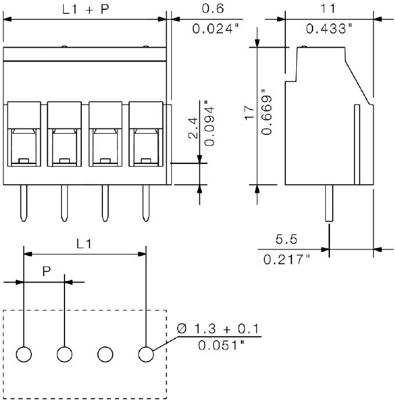 1001930000 Weidmüller PCB Terminal Blocks Image 3