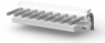 Stiftleiste, 9-polig, RM 3.96 mm, gerade, natur, 640387-9