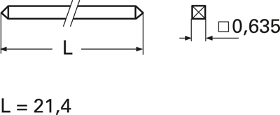 10124271 Fischer Elektronik Steckerstifte für Leiterplatten