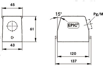 19113900 LAPP Housings for HDC Connectors Image 2