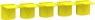 Berührungsschutzabdeckung, Ø 18 mm, gelb, für Acti 9, A9XPT920