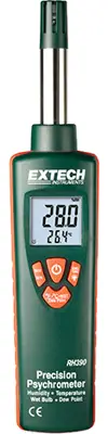 RH390-NIST Extech Thermometer, Anzeigegeräte