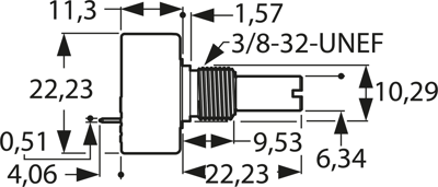 AMS22B5A1BLAFL334S Bourns Electronics GmbH Winkelsensoren Bild 2