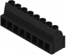 Leiterplattenklemme, 8-polig, RM 10.16 mm, 0,13-16 mm², 58 A, Schraubanschluss, schwarz, 2014170000