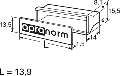 250-750-03 apra Gehäusezubehör