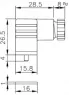 KD136000B7 Atam DIN Valve Connectors