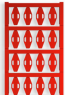 Polyamid Kabelmarkierer, beschriftbar, (B x H) 23 x 11 mm, max. Bündel-Ø 40 mm, rot, 1852370000