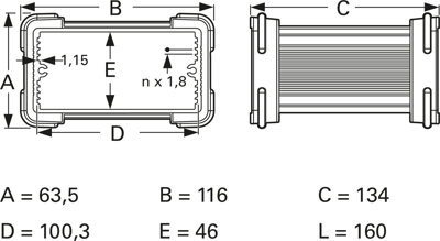 10035284 Fischer Elektronik Kleingehäuse und Modulgehäuse