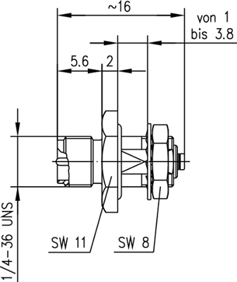 100024822 Telegärtner Koaxial Adapter Bild 2