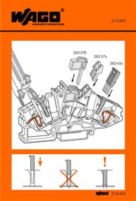 210-423 WAGO Zubehör für Anschlussklemmen