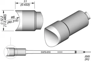 C470010 JBC Soldering tips, desoldering tips and hot air nozzles