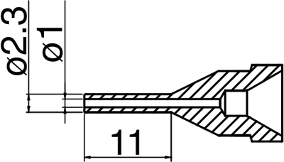 N61-12 Hakko Lötspitzen, Entlötspitzen und Heißluftdüsen