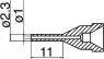 N61-12 Hakko Lötspitzen, Entlötspitzen und Heißluftdüsen