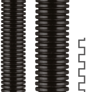 Wellschlauch, Innen-Ø 9.7 mm, Außen-Ø 13 mm, BR 20 mm, Polyamid, schwarz