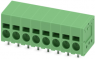 Leiterplattenklemme, 8-polig, RM 5 mm, 0,2-4,0 mm², 24 A, Federklemmanschluss, grün, 1991037
