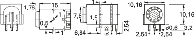 1831.2101 Mentor Trimmpotentiometer Bild 2